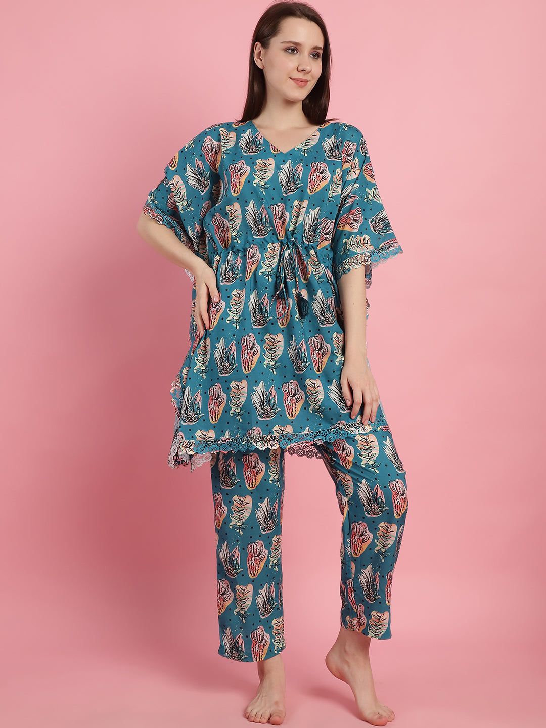 Comfortable With Our Printed Night Dress Collection Shararat comfortable-with-our-printed-night-dress-collection-shararat