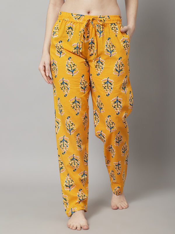 Summer Sprint Floral Pyjama - Yellow