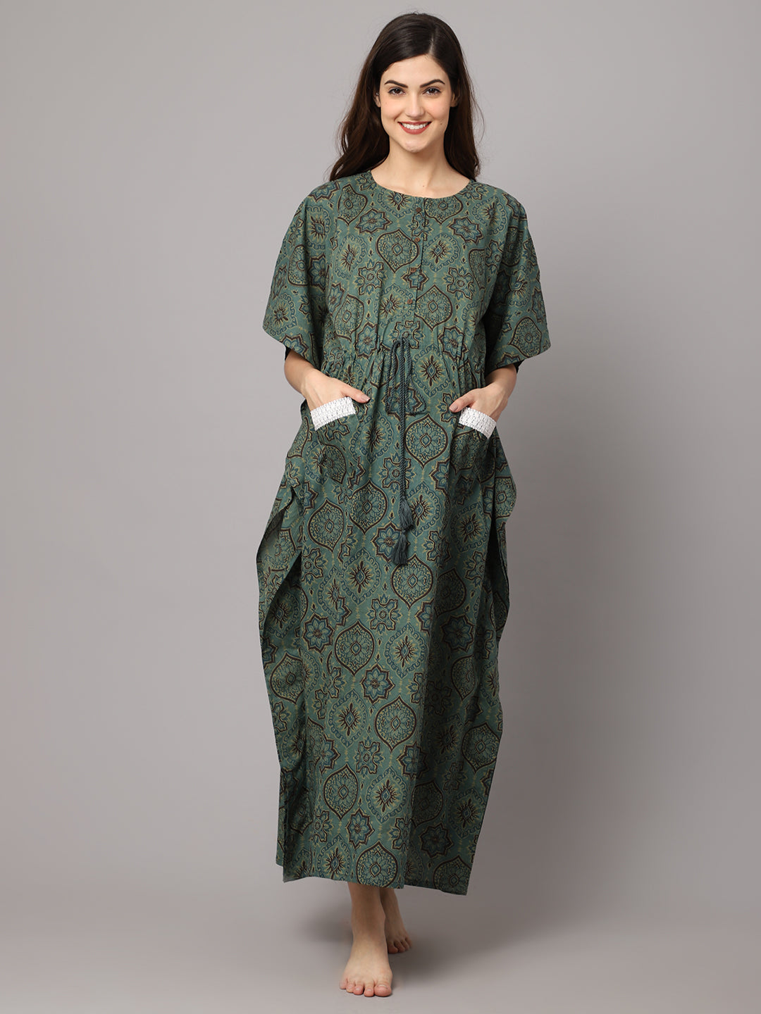 Maternity Kaftan Online Printed Feeding Kaftans Shararat
