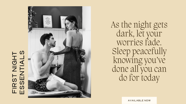 Physically intimate couple in bedroom in black and white picture romancing, lady in sexy, sleeveless nighty by Shararat.