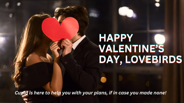 Romantic couple last minute surprise valentine day celebration with matching valentine day outfit ideas to gift