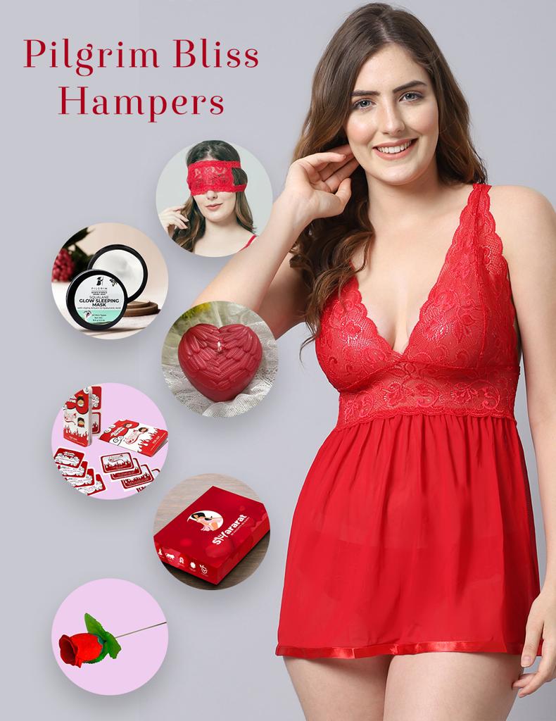 Pilgrim Bliss Hampers by Shararat - Red