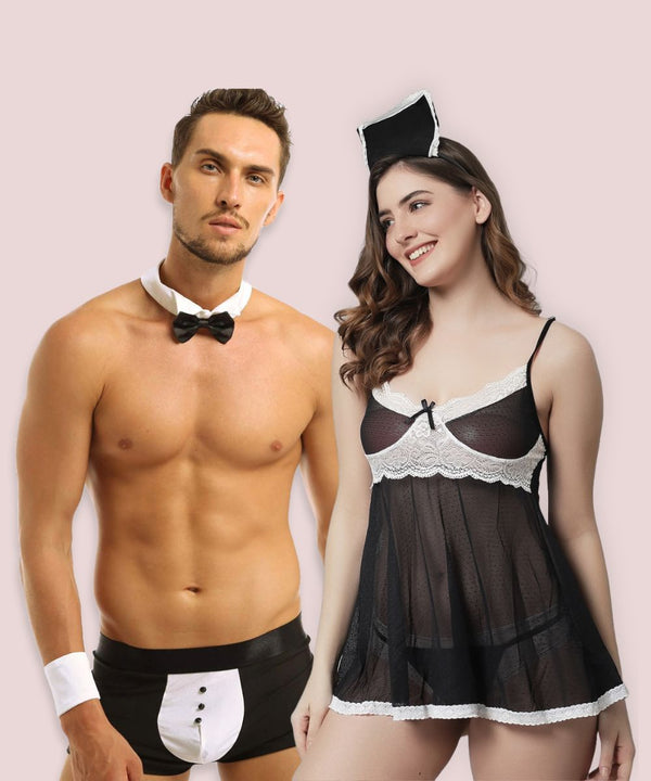 Costume For Him & Her - Maid and Butler