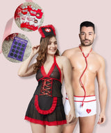 The Love Cluster Costume-Combo Hamper - Red & White