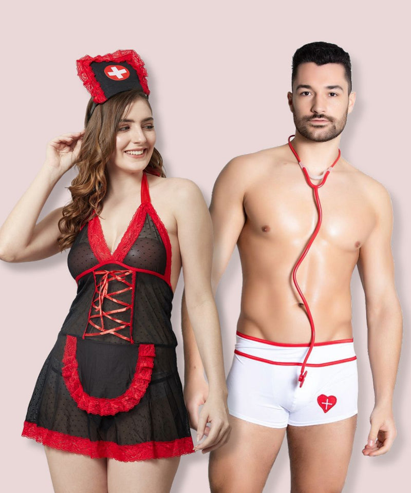 Costume For Him & Her - Nurse and Doctor