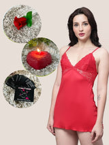 Risky-frisky nights  Exclusive Hamper - Red Lacy