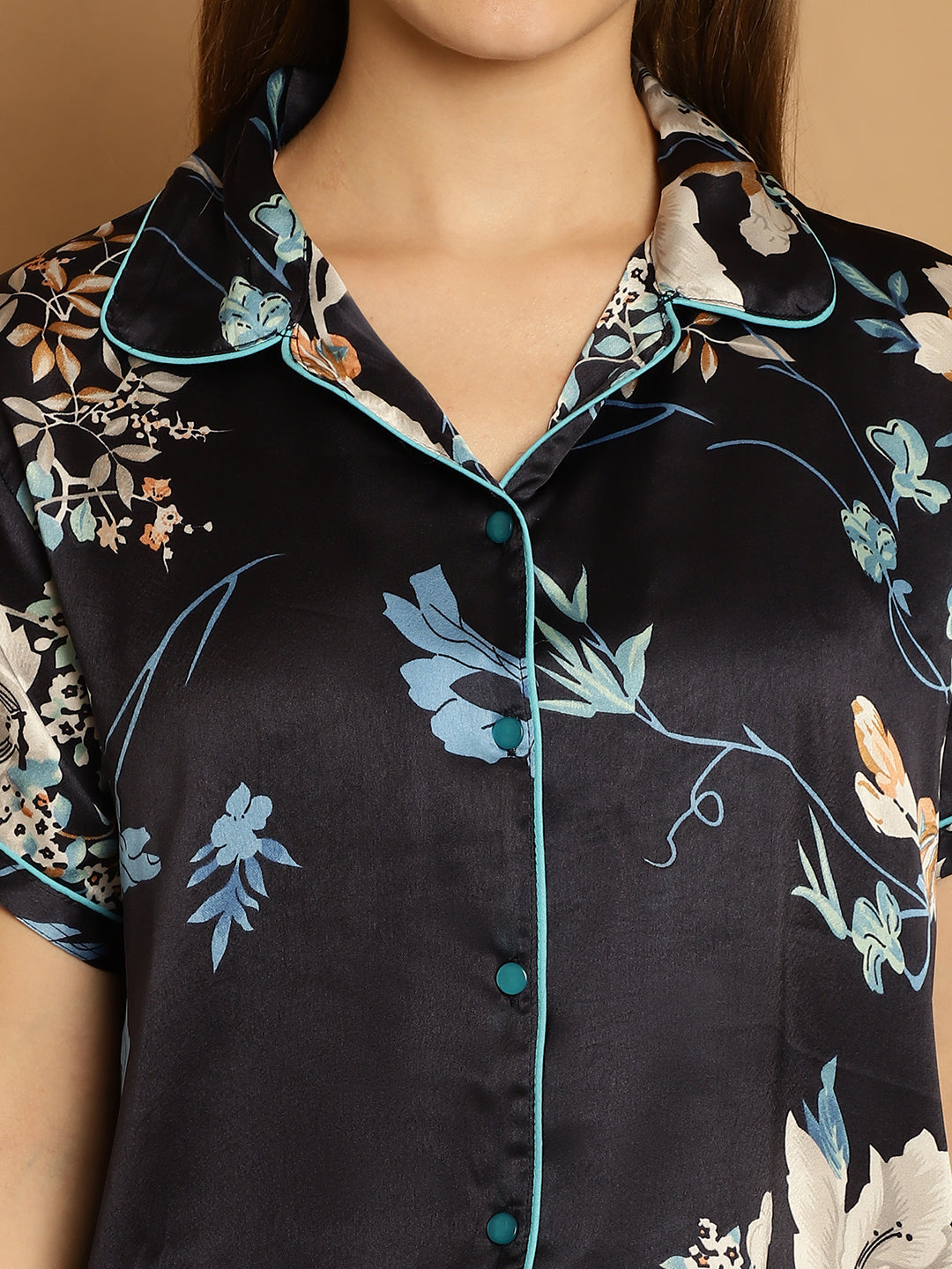 Butter soft Multicolour printed nightsuit (SS26-#027) main image 0