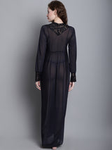 Overall Net with Exquisite Lace Robe