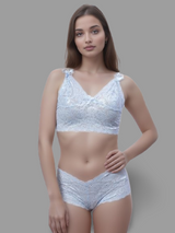 Light Blue Lace Bra & Panty Lingerie Set by Shararat