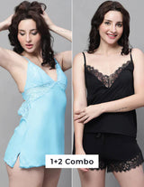 Bride Squad Combo (1+2) | (Blue & Black)