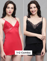 Bride Squad Combo (1+2) | (Red & Black)