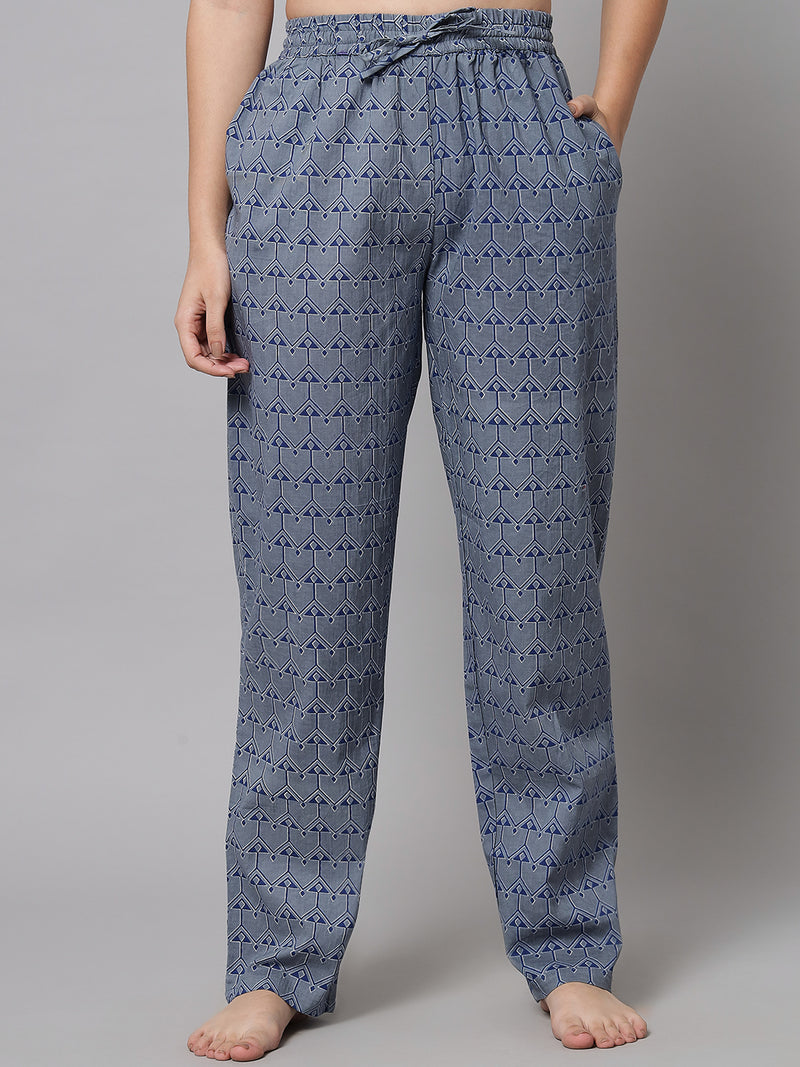Tribal Print Pyjama - Blue