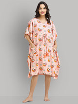 Women's Love Struck Garfield Printed Kaftan With Pocket Free size: S to XL