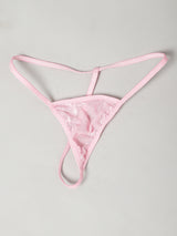 Women's Lace Above Knee Babydoll Dress/ Nightwear Lingerie - Pink