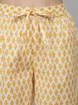 Yellow Buti Women's Cotton Pyjama