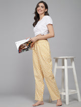 Yellow Buti Women's Cotton Pyjama