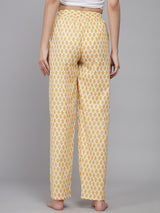 Yellow Buti Women's Cotton Pyjama