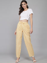 Yellow Buti Women's Cotton Pyjama