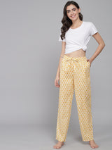 Yellow Buti Women's Cotton Pyjama