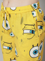 Women's All eyes on SpongeBob Pyjama/Lounge Pants - Yellow